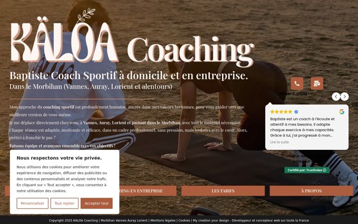 Screenshot of kaloa-coaching.fr