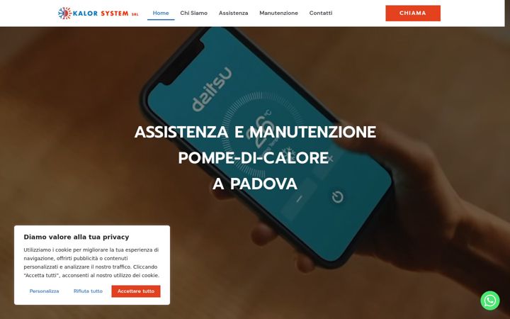 Screenshot of kalorsystem.it