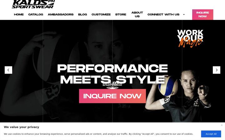 Screenshot of kalosph.com