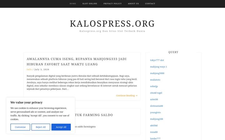 Screenshot of kalospress.org
