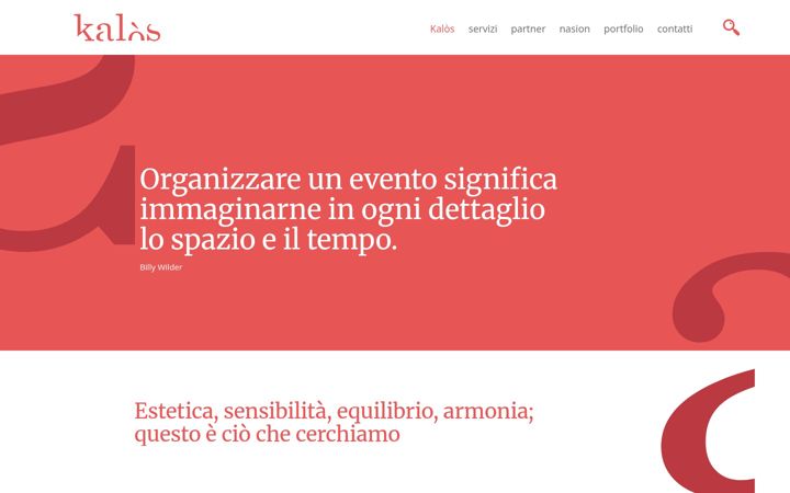 Screenshot of kalossrl.com