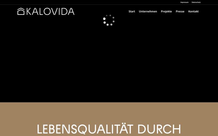 Screenshot of kalovida.de