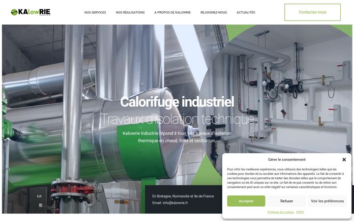 Screenshot of kalowrie.fr