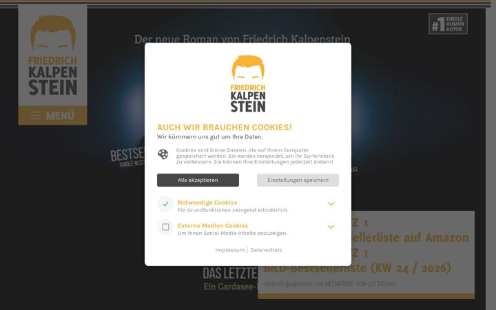 Screenshot of kalpenstein.de
