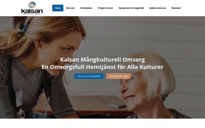 Screenshot of kalsan.se