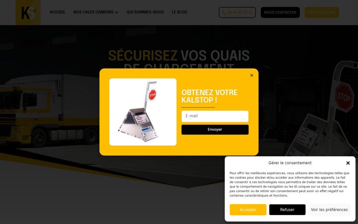 Screenshot of kalstop-securite.com