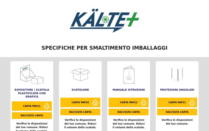 Screenshot of kalte.it