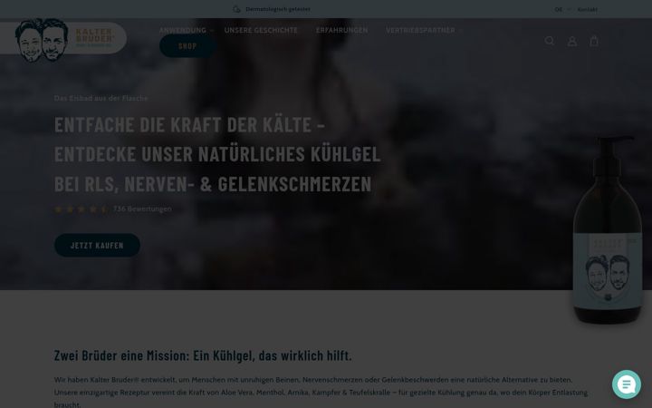 Screenshot of kalter-bruder.de