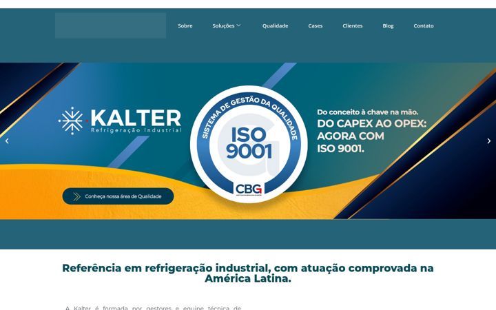 Screenshot of kalter.com.br