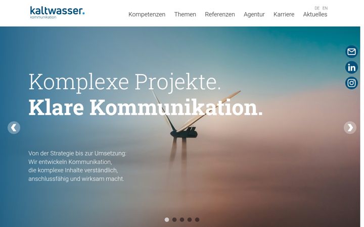 Screenshot of kaltwasser.de