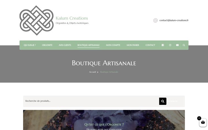 Screenshot of kalum-creations.fr
