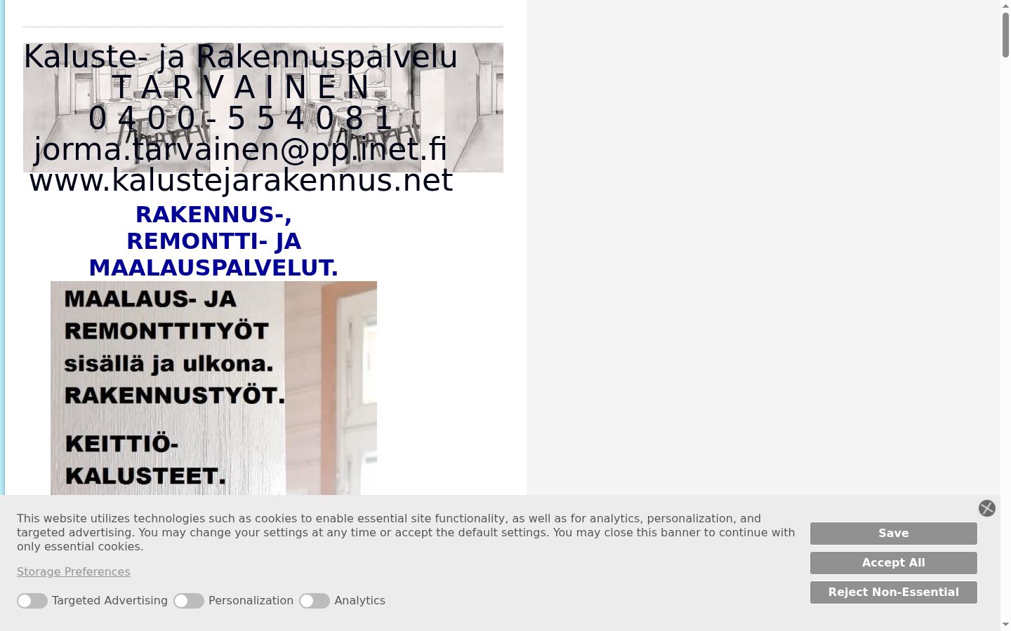Ekraanipilt nõusolekubännerist, mida näidati enne mis tahes suhtlust