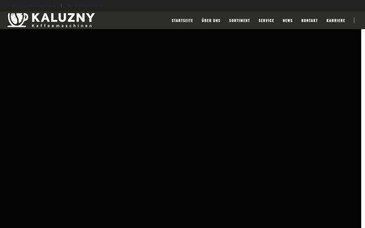 Screenshot of kaluzny-kaffeemaschinen.de