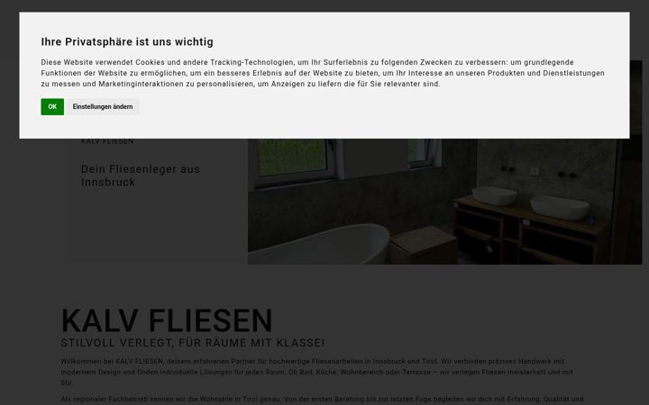 Screenshot of kalv-fliesen.at