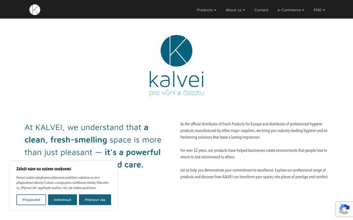 Screenshot of kalvei.cz