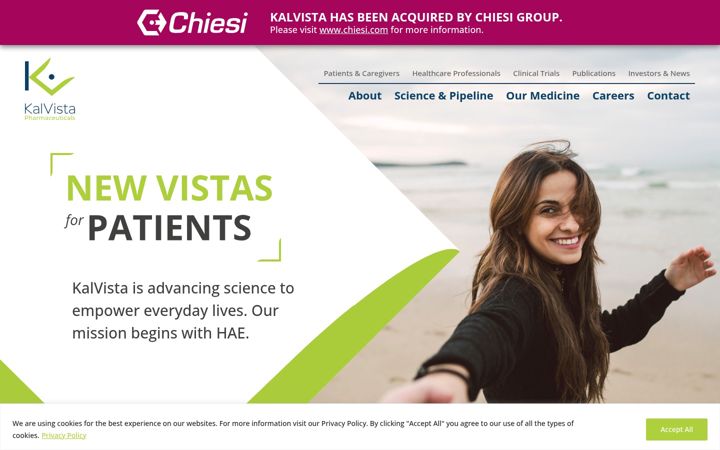 Screenshot of kalvista.com