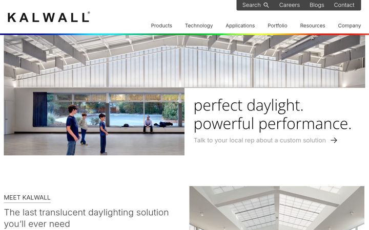 Screenshot of kalwall.com