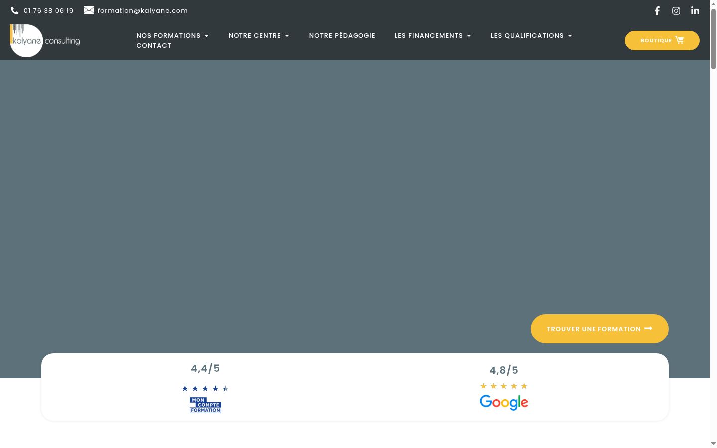 Screenshot des Einwilligungsbanners vor jeglicher Interaktion