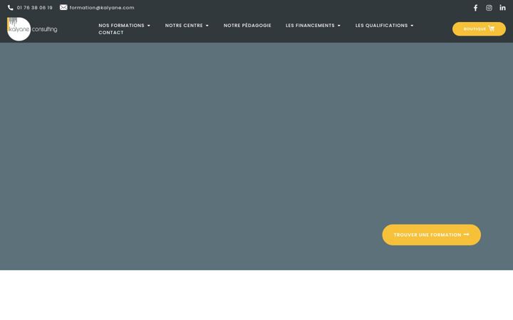 Screenshot of kalyane-consulting.com