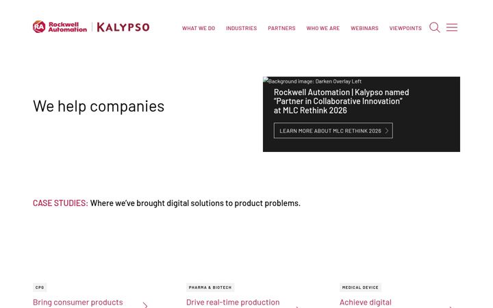Screenshot of kalypso.com