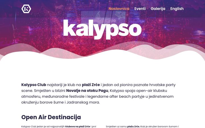Screenshot of kalypsozrce.com