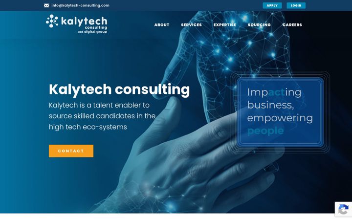 Screenshot of kalytech-consulting.com