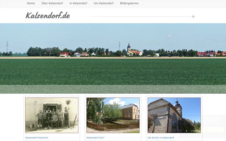 Screenshot of kalzendorf.de
