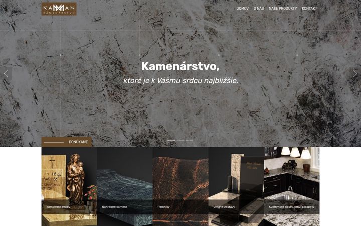 Screenshot of kam-man.sk