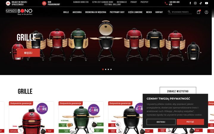 Screenshot of kamadobono.pl