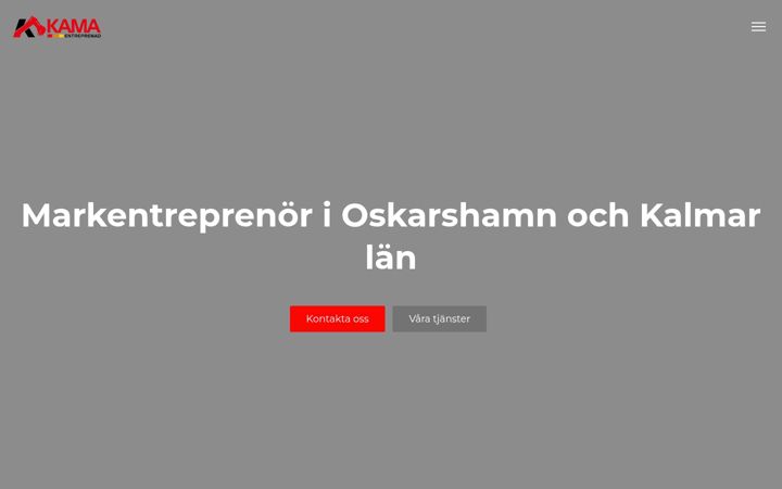 Screenshot of kamaentreprenad.se
