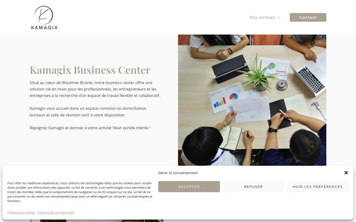 Screenshot of kamagix.be