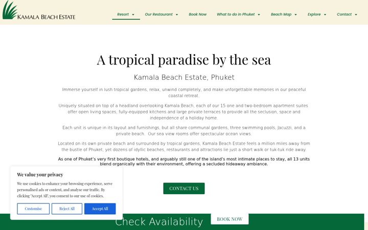 Screenshot of kamalabeachestate.com