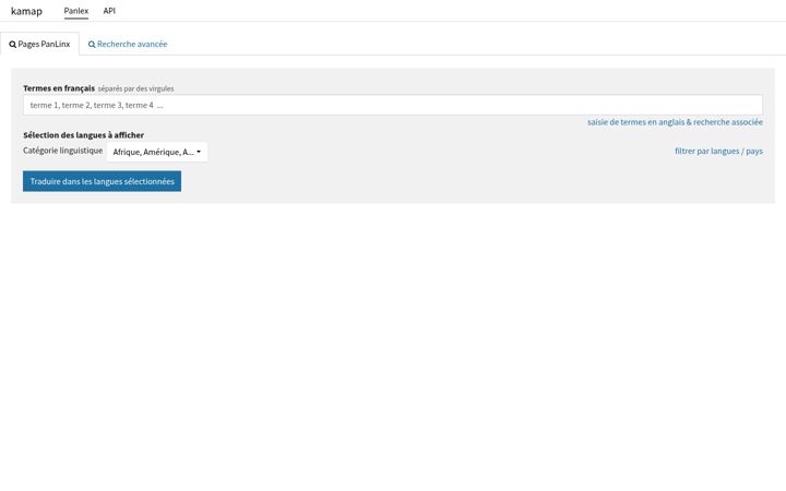 Screenshot of kamap.org