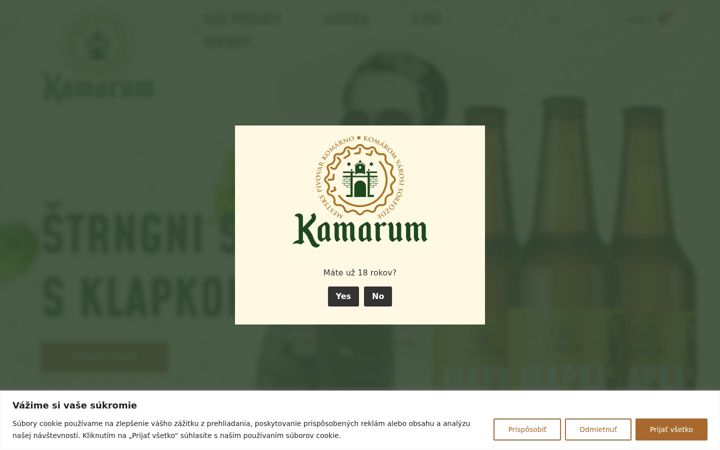 Screenshot of kamarum.sk
