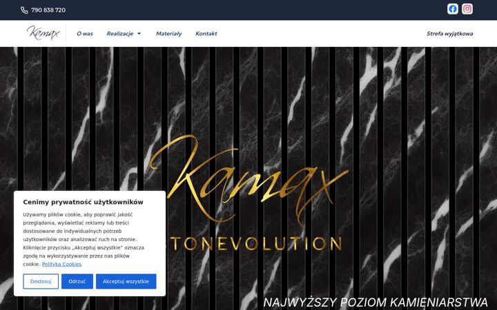 Screenshot of kamax-stonevolution.pl