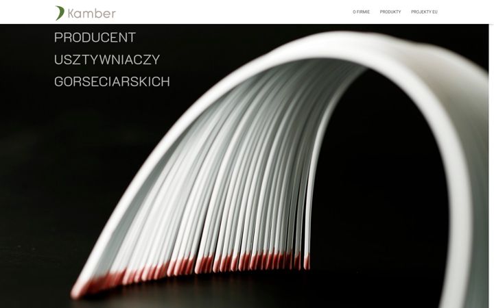 Screenshot of kamber.com.pl