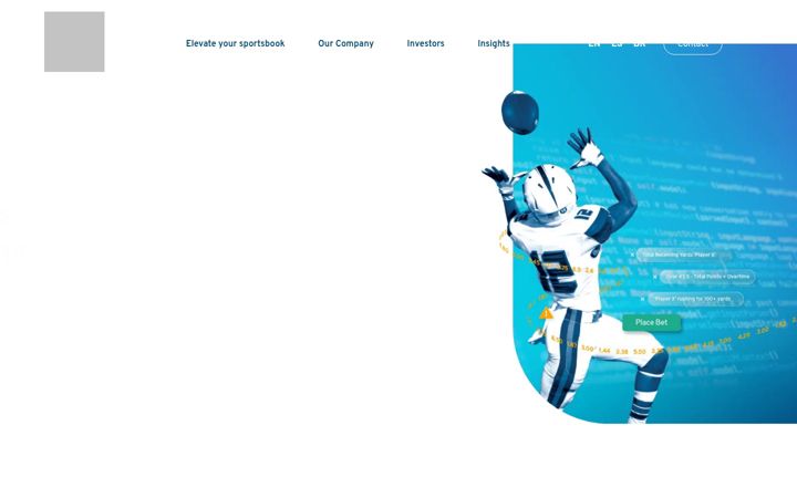 Screenshot of kambi.com