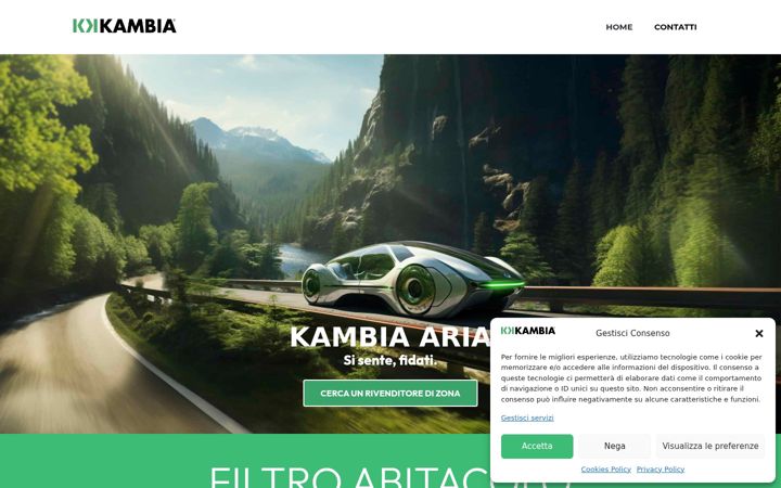 Screenshot of kambia.it