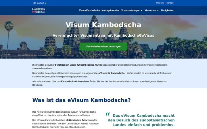 Screenshot of kambodschagovisas.de