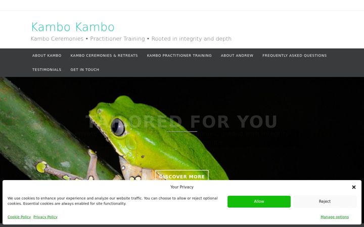 Screenshot of kambokambo.com