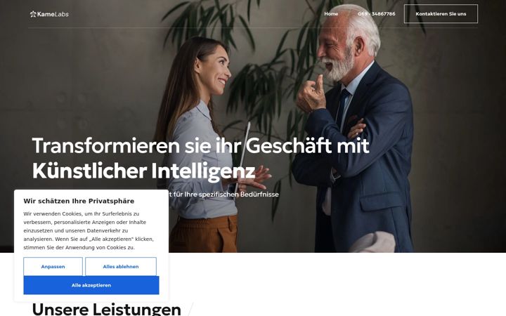 Screenshot of kame-labs.de