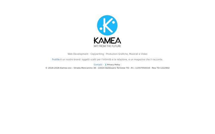 Screenshot of kamea.it