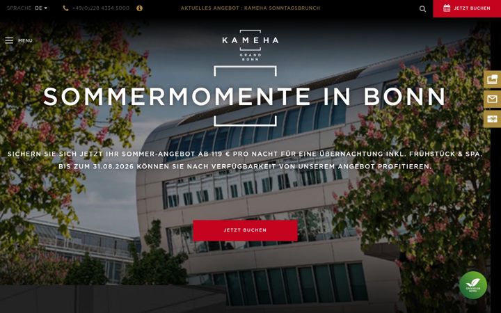 Screenshot of kamehabonn.de