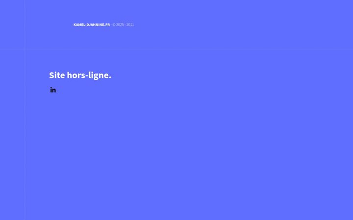 Screenshot of kamel-djahnine.fr