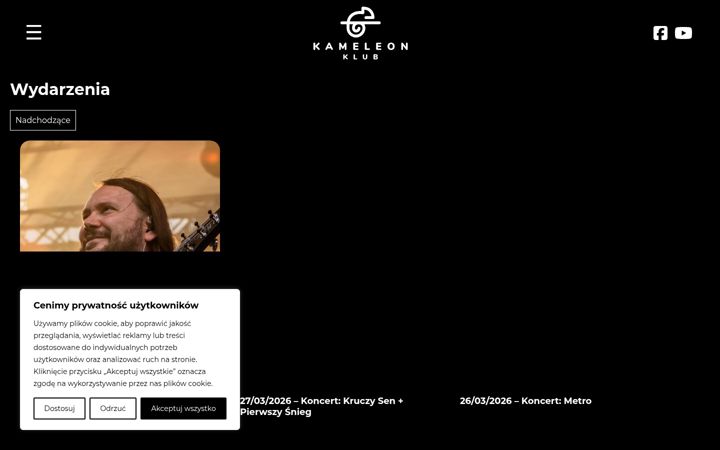 Screenshot of kameleonklub.com