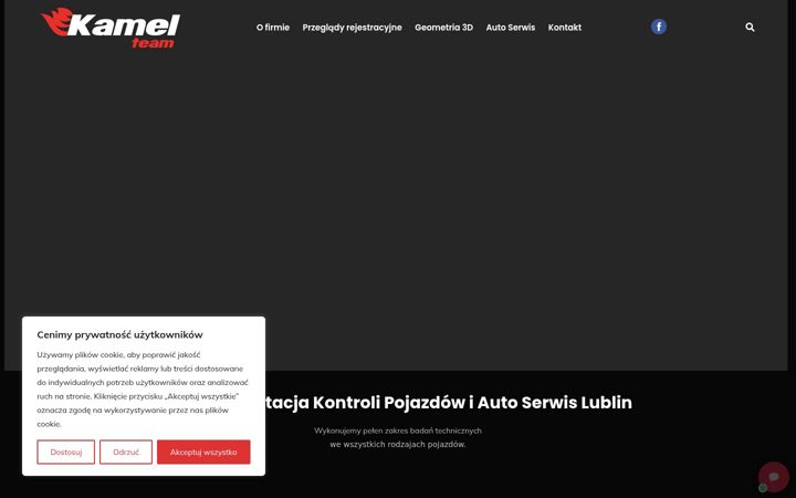 Screenshot of kamelteam.pl