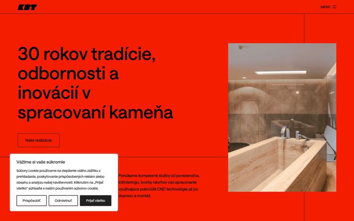 Screenshot of kamen.sk