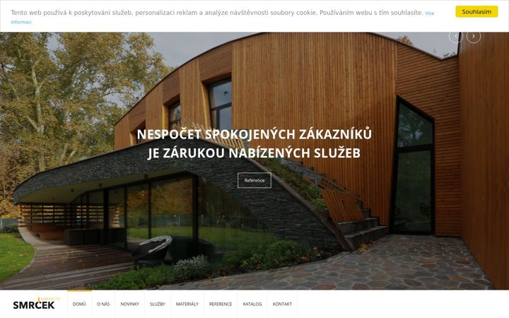 Screenshot of kamenictvismrcek.cz