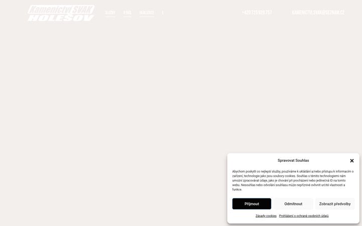 Screenshot of kamenictvisvak.cz
