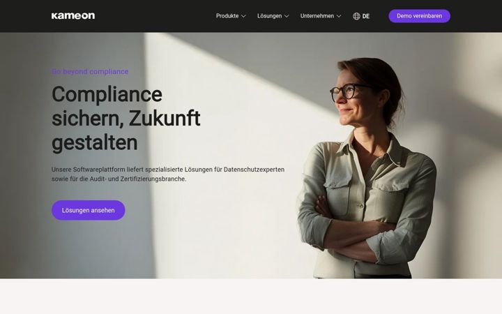 Screenshot of kameon.de